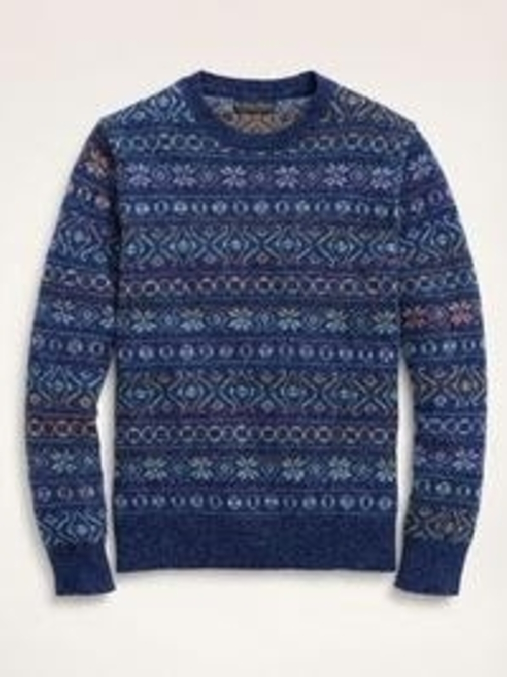 Brooks Brothers Men's Fair Isle Crewneck Sweater